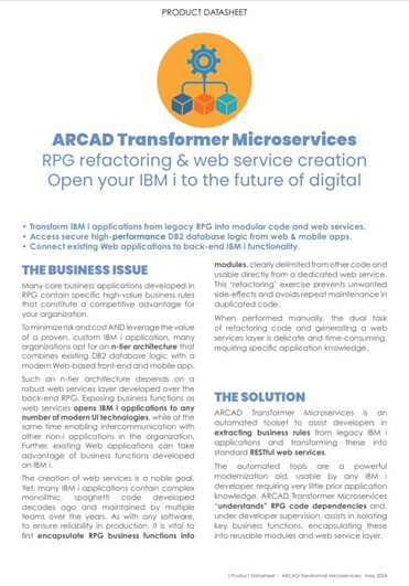 Logo ARCAD Transformer Microservices
