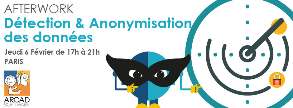 Bannière Event Afterwork détection et anonymisation des données